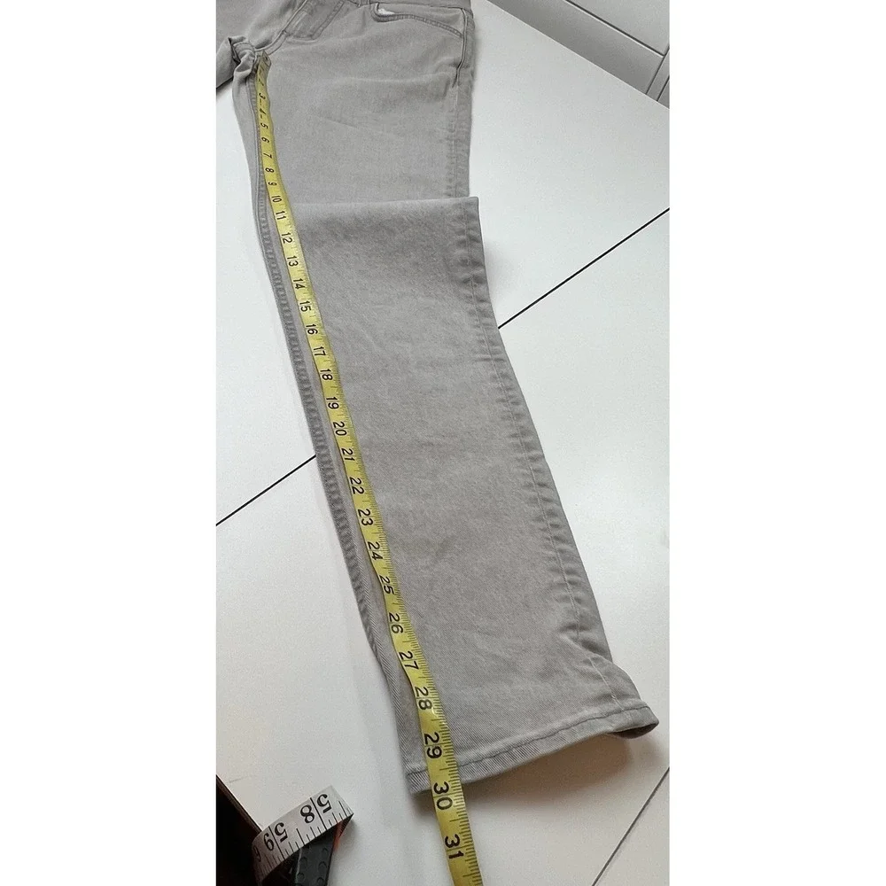 COS Slim Mid Rise Slim Leg Jeans - Light Grey Tagged 30x32